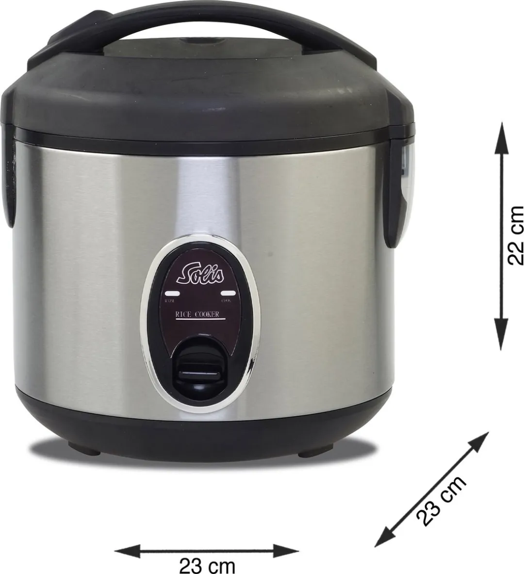 Solis 978.08 Rijstkoker - 800ml - 4 Porties - Zilver