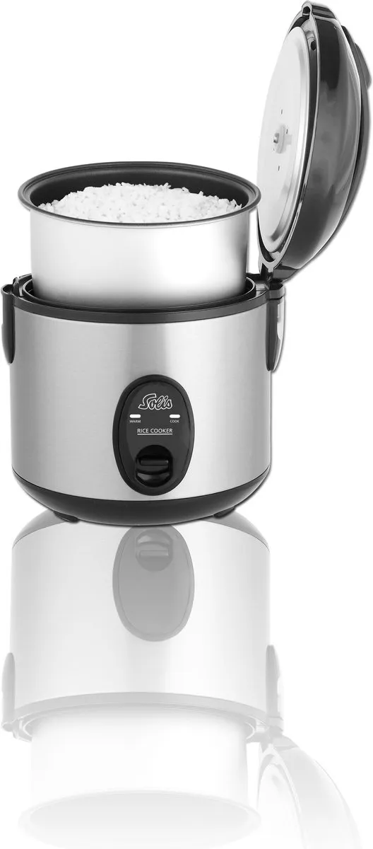 Solis 978.08 Rijstkoker - 800ml - 4 Porties - Zilver