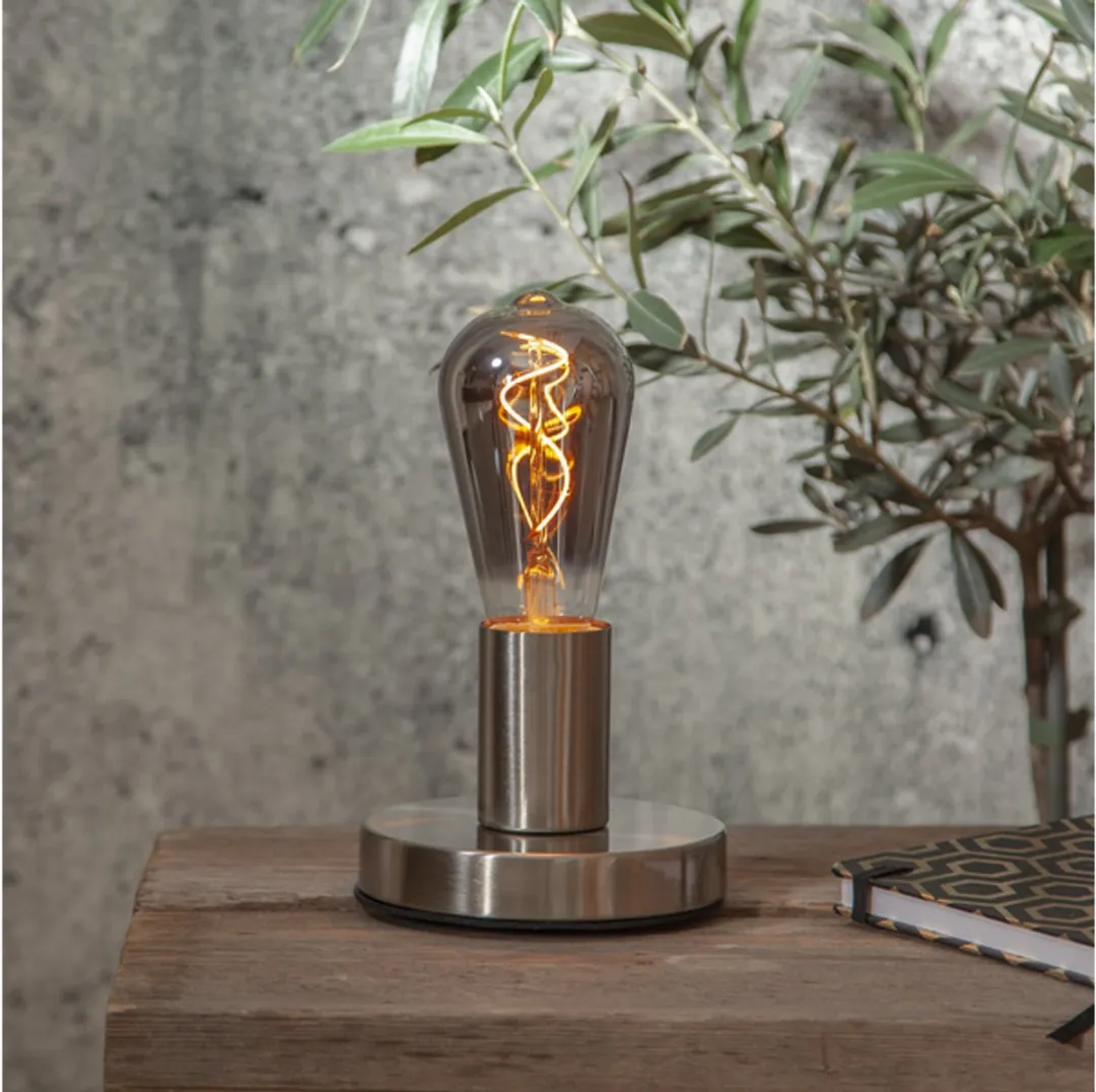Star Trading Druppel-Edison E27 3W Rookglas - 3 Stuks