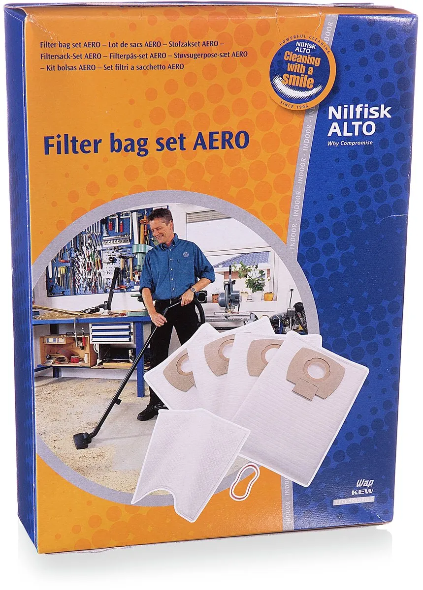 Nilfisk 107419590 Filterzakken - 5 Stuks