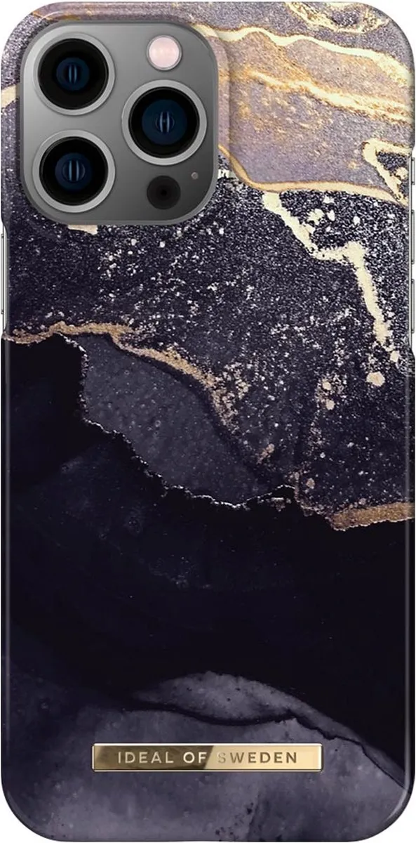iDeal of Sweden iPhone 13 Pro Max Backcover - Golden Twilight Marble - afbeelding 2 van 6