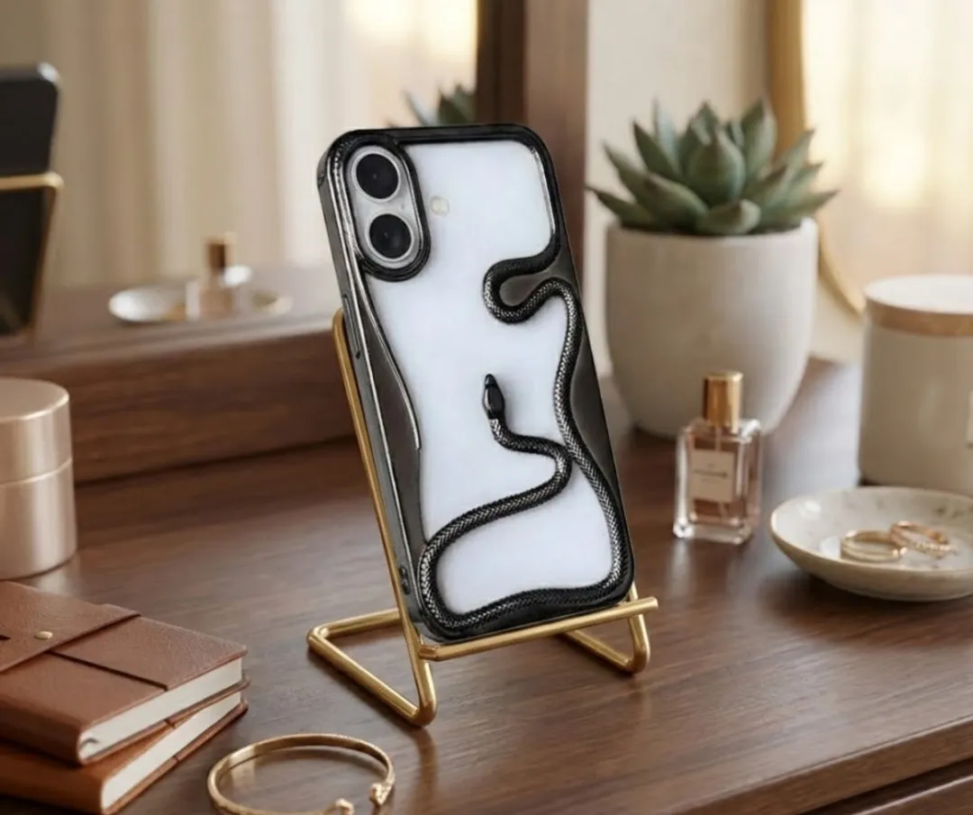 NUVEX iPhone 16 Slang Design Hoesje - Zwart