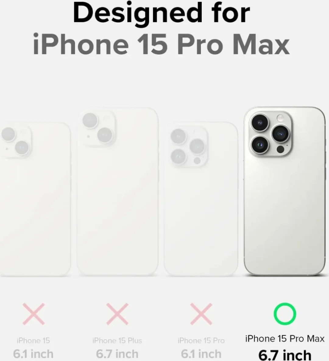 Ringke Onyx iPhone 15 Pro Max Hoesje - Groen