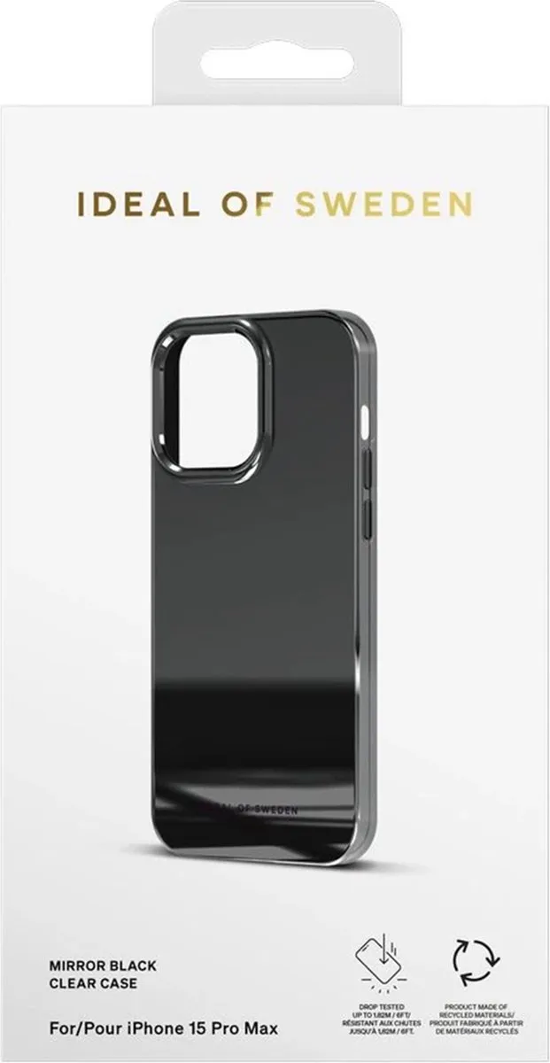 iDeal of Sweden Mirror Case IDCLC-I2367P-485 - iPhone 15 Pro Max - Zwart