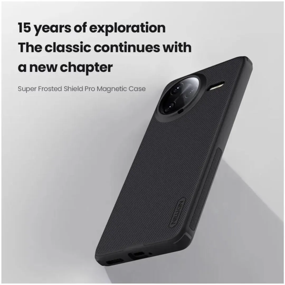 Nillkin Frosted Shield Hoesje Xiaomi Poco X7 Ultra - MagSafe/Qi2 - Zwart