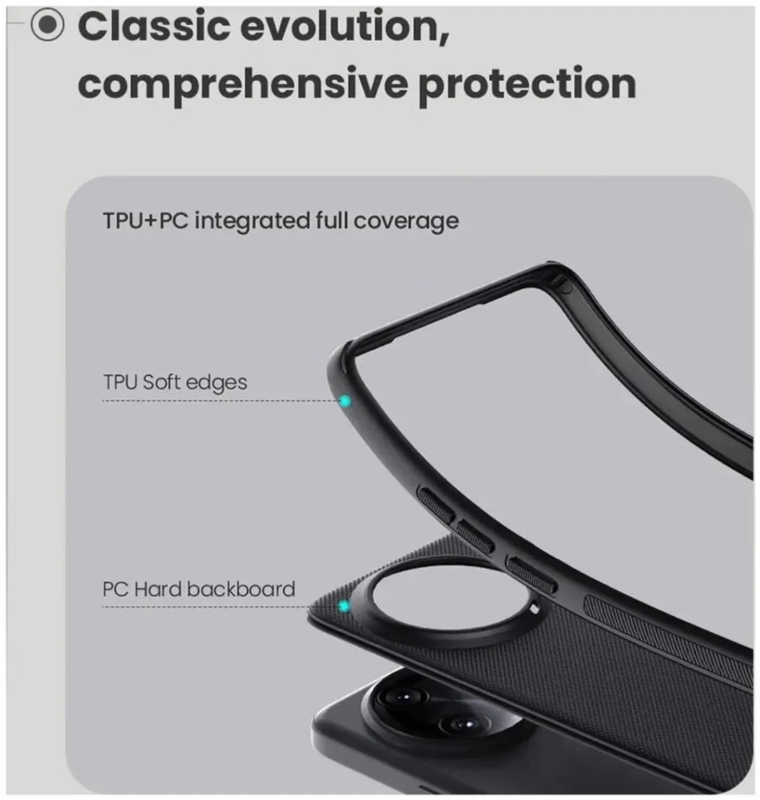 Nillkin Frosted Shield Hoesje Xiaomi Poco X7 Ultra - MagSafe/Qi2 - Zwart - afbeelding 6 van 6