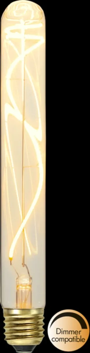 Staaflamp - E27 - 3.4W - Super Warm Wit <2200K - Dimbaar - Filament - Helder