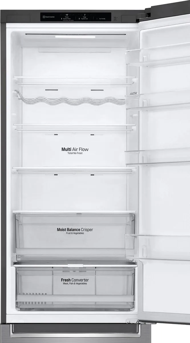 LG GBB62PZGGN Koel-Vriescombinatie 384L - DoorCooling+ FreshConverter