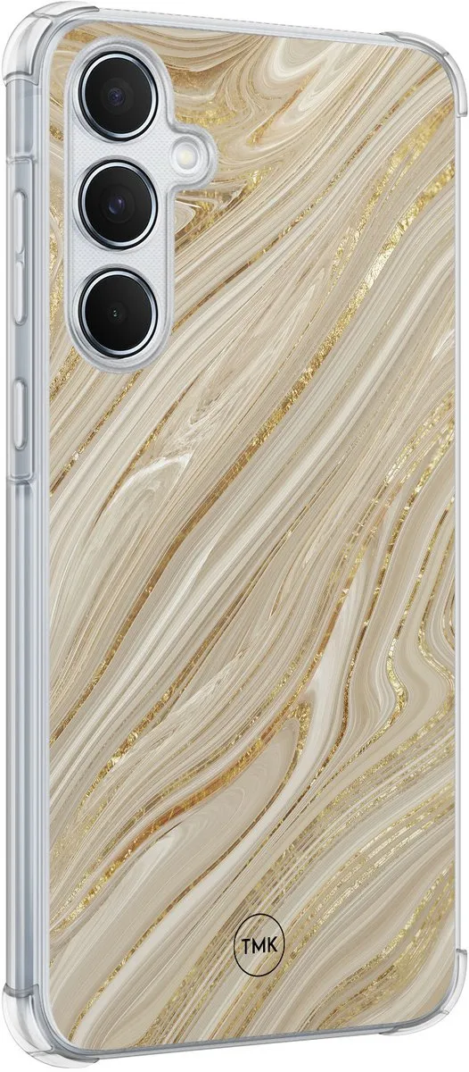 Casevibes Shockproof Hoesje Samsung Galaxy A55 S/A55/S/019 - Goud