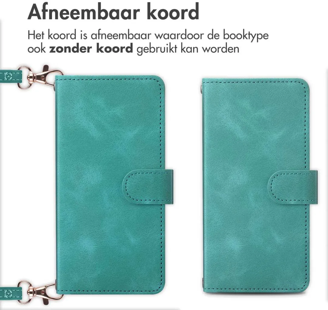 Imoshion Bookcase Hoesje Google Pixel 8a - 3 Pasjes - Turquoise