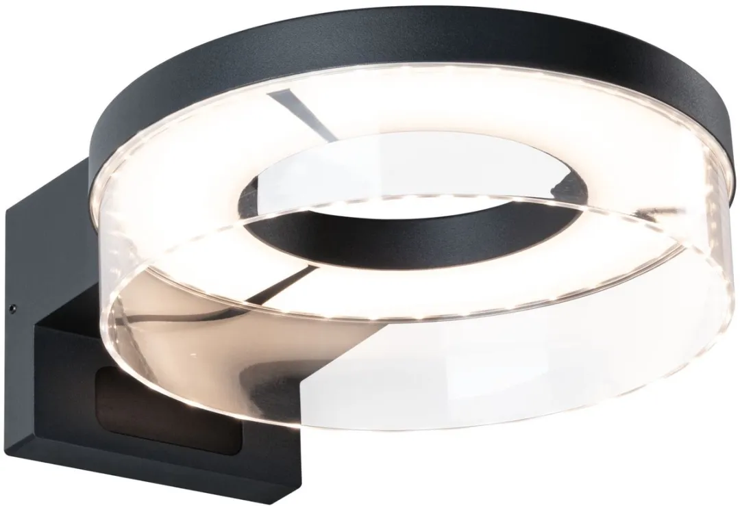 Paulmann LED Wandarmatuur Capera Zigbee 12,5W 800lm - Antraciet