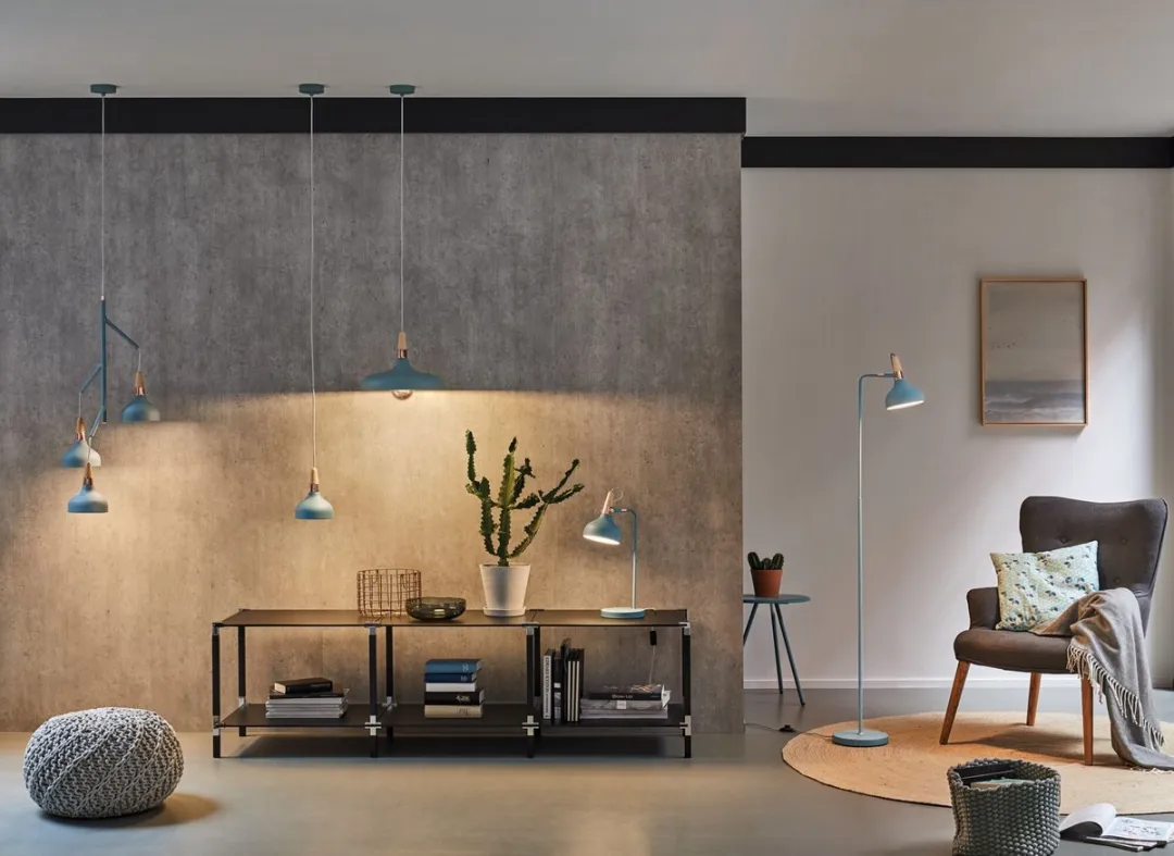 Paulmann Juna Hanglamp E27 20W - Softgroen/Koper/Hout