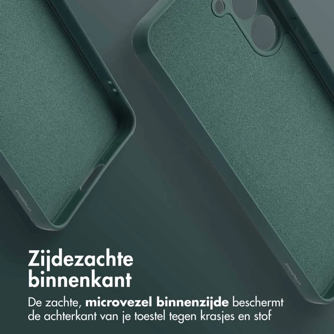 imoshiion Hoesje Samsung Galaxy S24 FE - Donkergroen - MagSafe