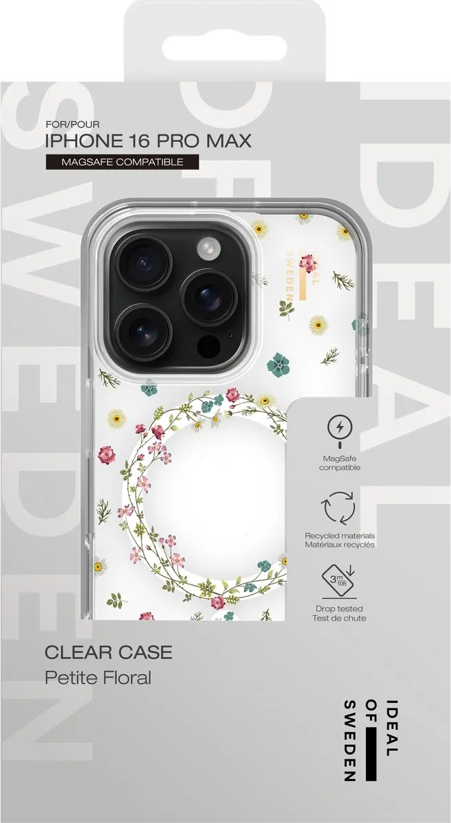 iDeal of Sweden Clear Case Petite Floral iPhone 16 Pro Max - IDCLCMS-I2467P-507