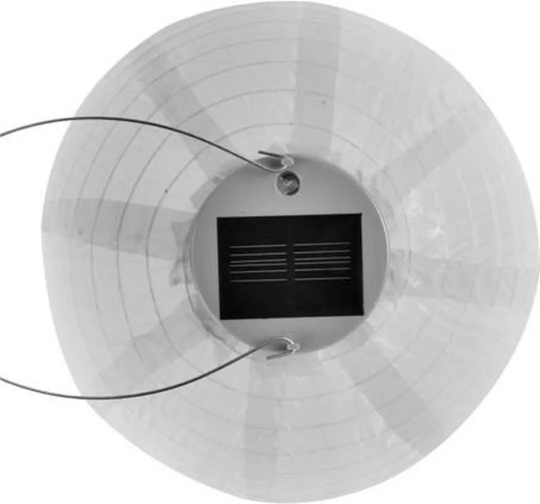 Perel Lampion LED Zonne-energie 25cm - Wit