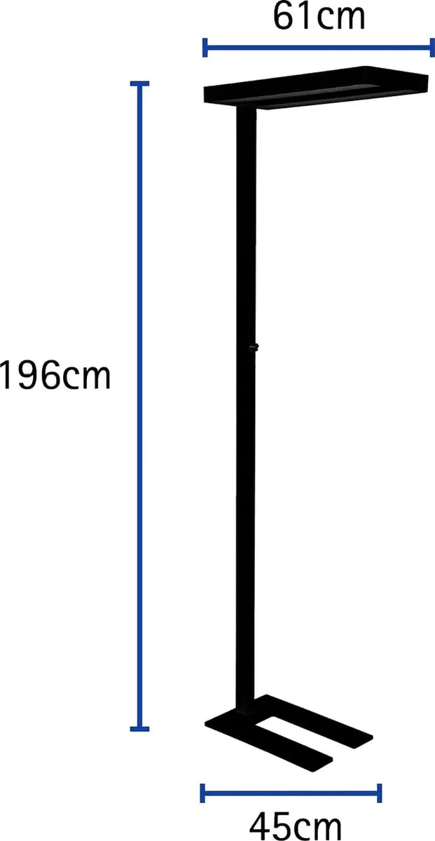 MAUL Javal LED Vloerlamp - 3x34W - 4000K - Zwart - afbeelding 6 van 6