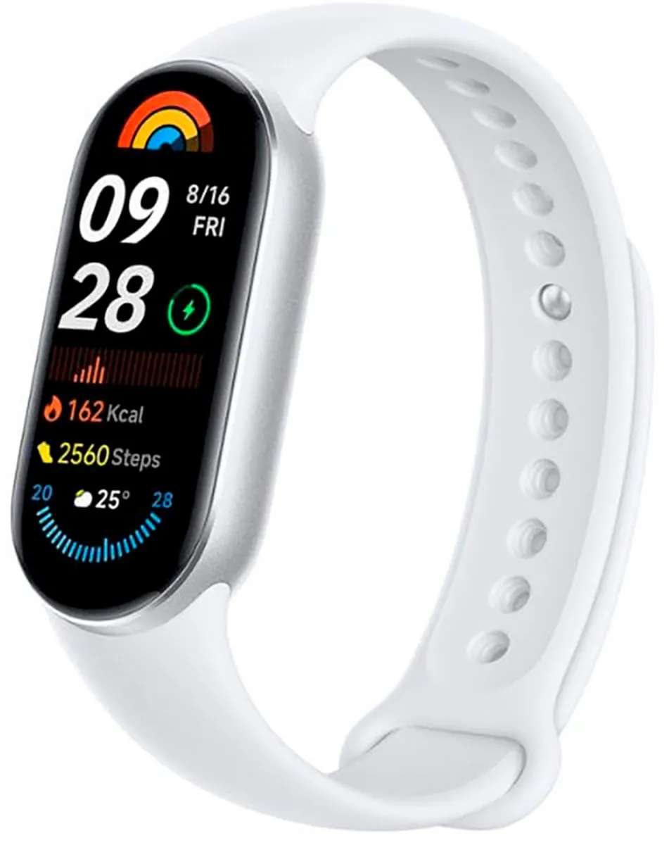 Xiaomi Smart Band 9 - 41mm - 240mAh - Zilverkleurig/Wit