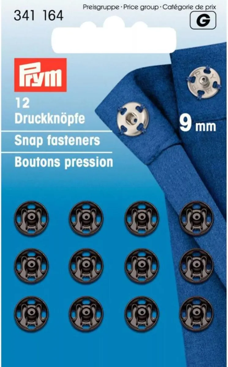 Prym Drukkers 9mm - 12 Stuks