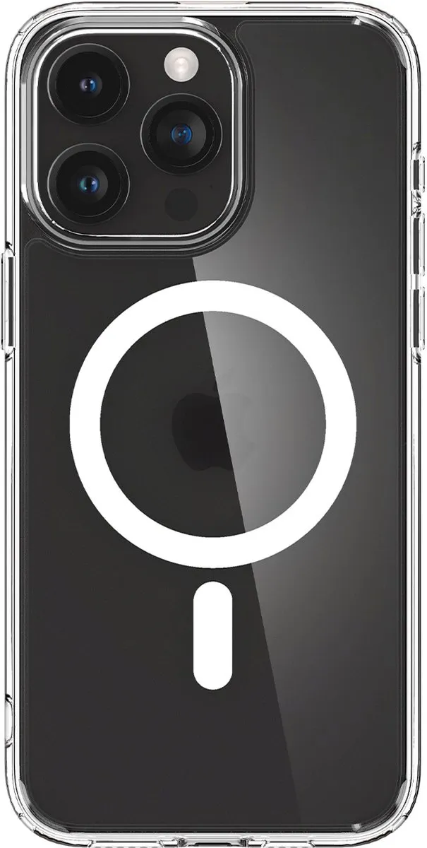 Spigen Ultra Hybrid MagFit ACS06580 Hoesje - iPhone 15 Pro Max - Transparant