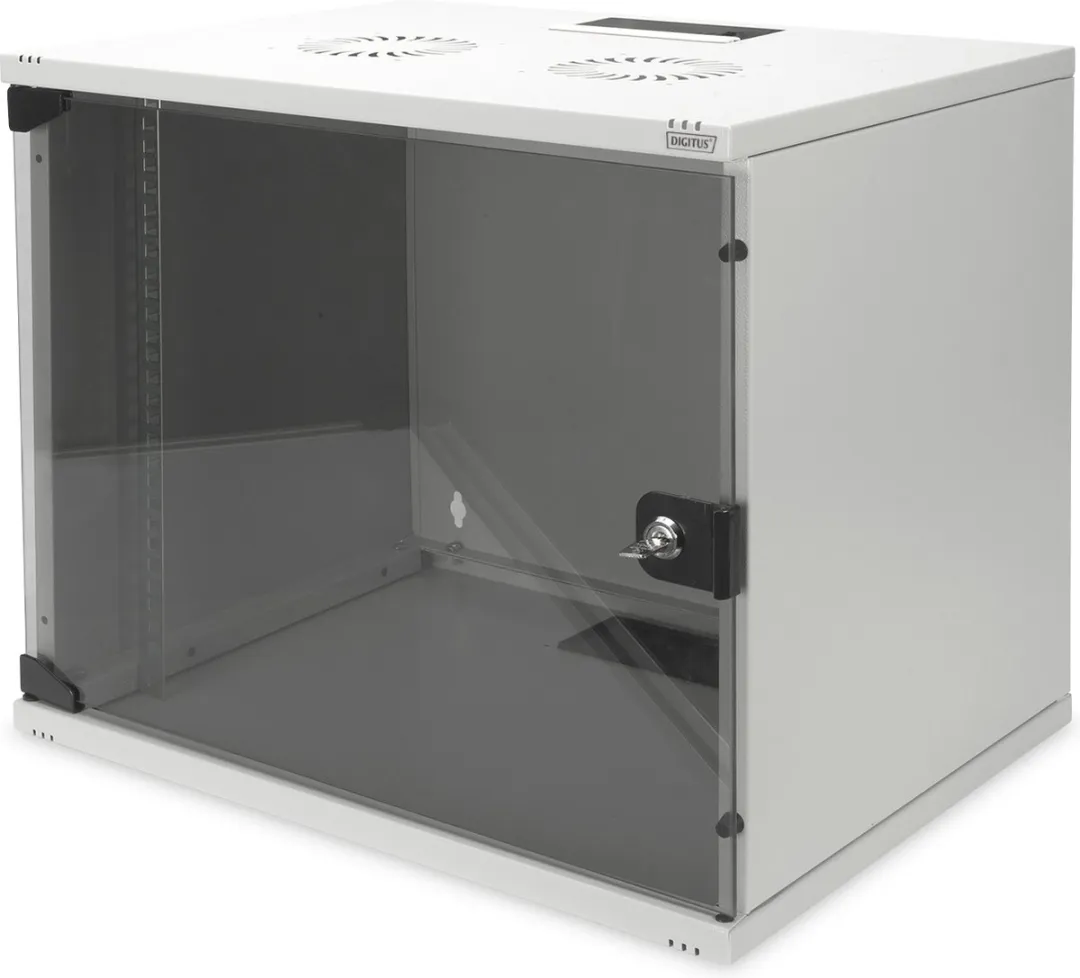 Digitus DN-19 09-U-S-1 Wandkast 19" - 9 HE - Grijs-wit