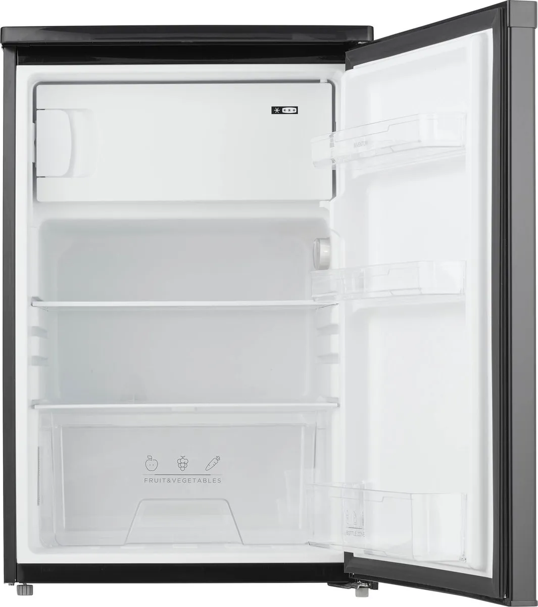 Inventum KV550B Koelkast 113L - Vriesvak 16L - Zwart