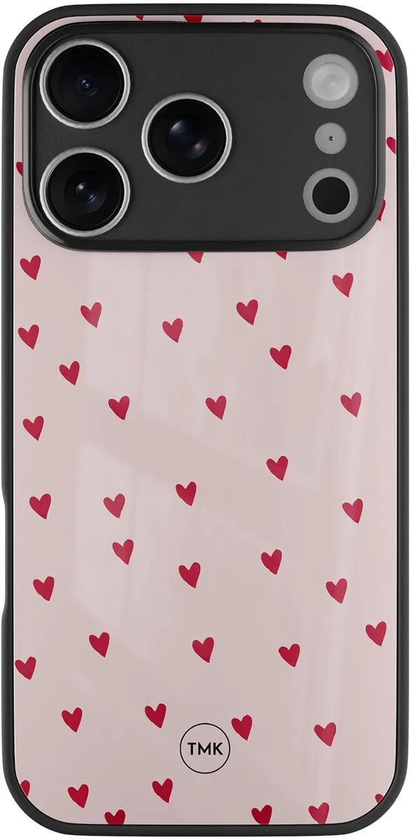 Casevibes iPhone 17 Pro Hoesje Hartjes