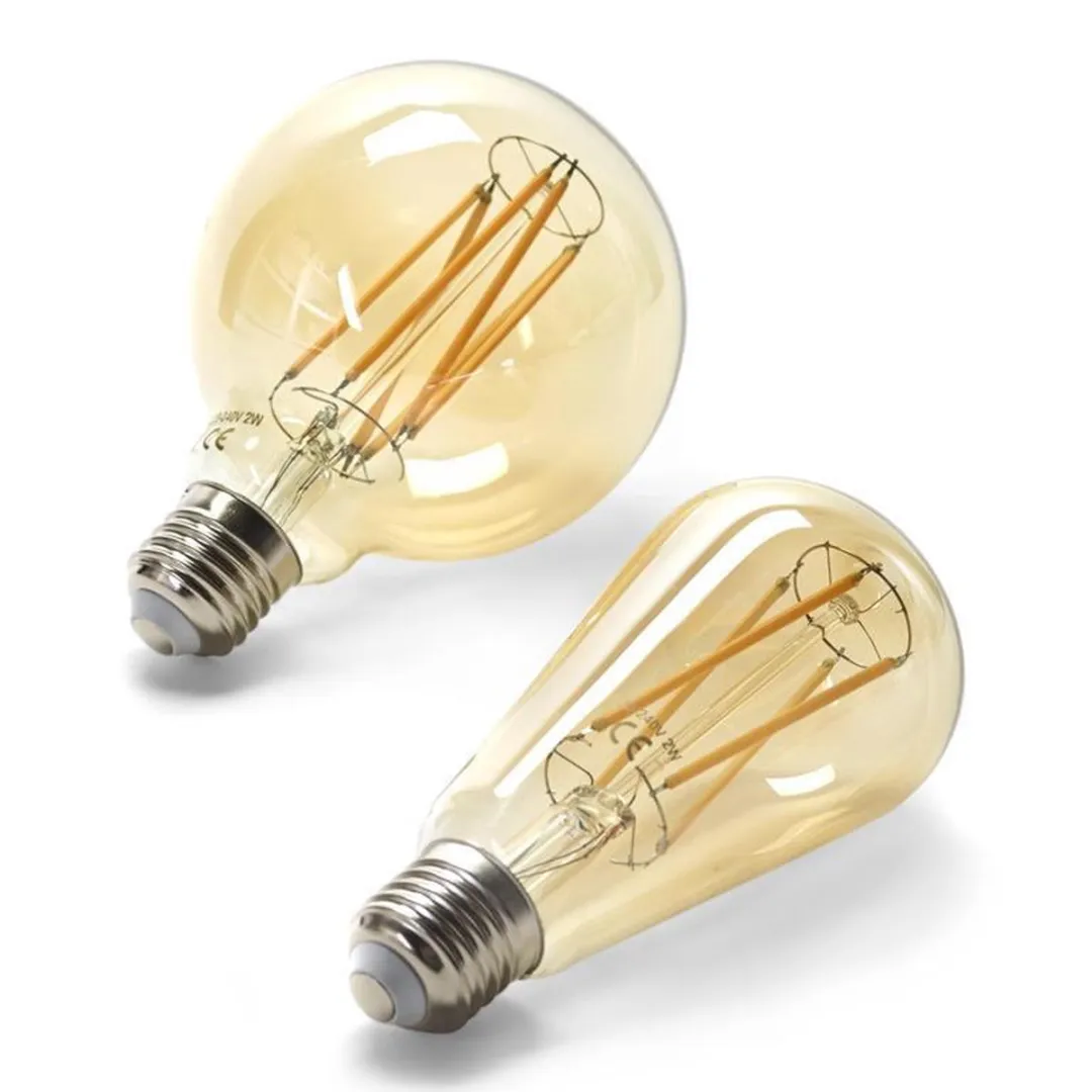 Serax Edison Deco LED Lamp E27 2W - Warm wit 2700K - Amber