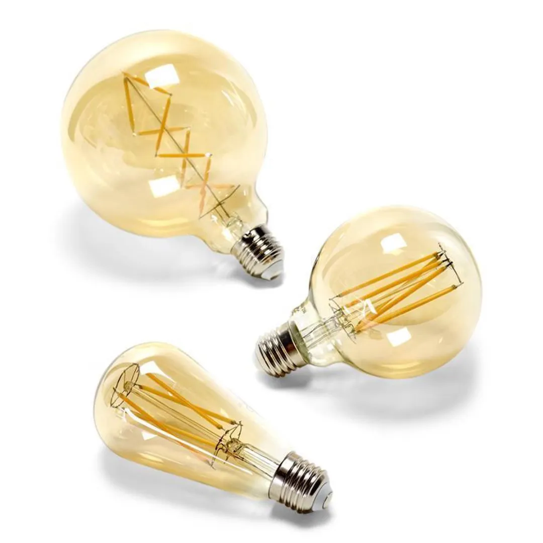 Serax Edison Deco LED Lamp E27 2W - Warm wit 2700K - Amber