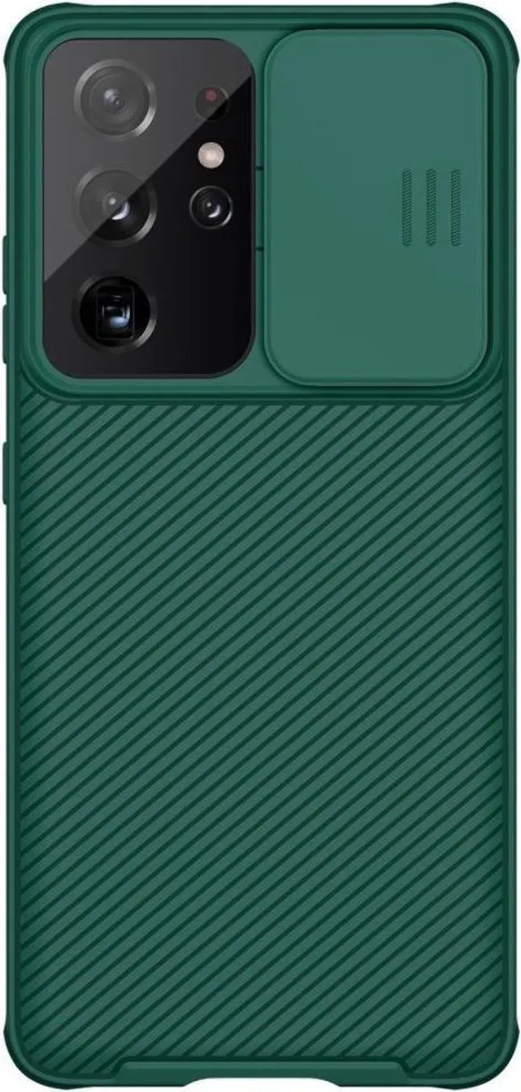 Nillkin CamShield Pro Hoesje Samsung Galaxy S21 Ultra - Groen
