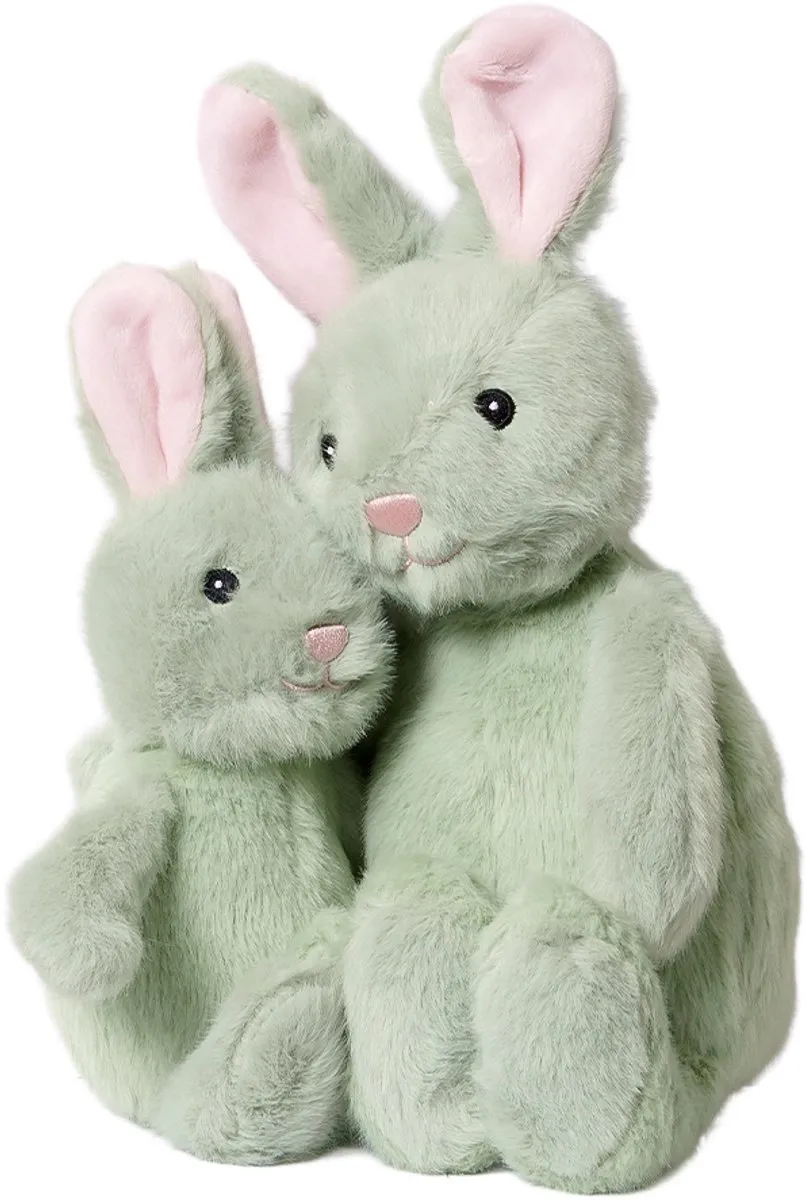 PIA Soft Toys Kiki Konijn Pluche 15cm - Groen