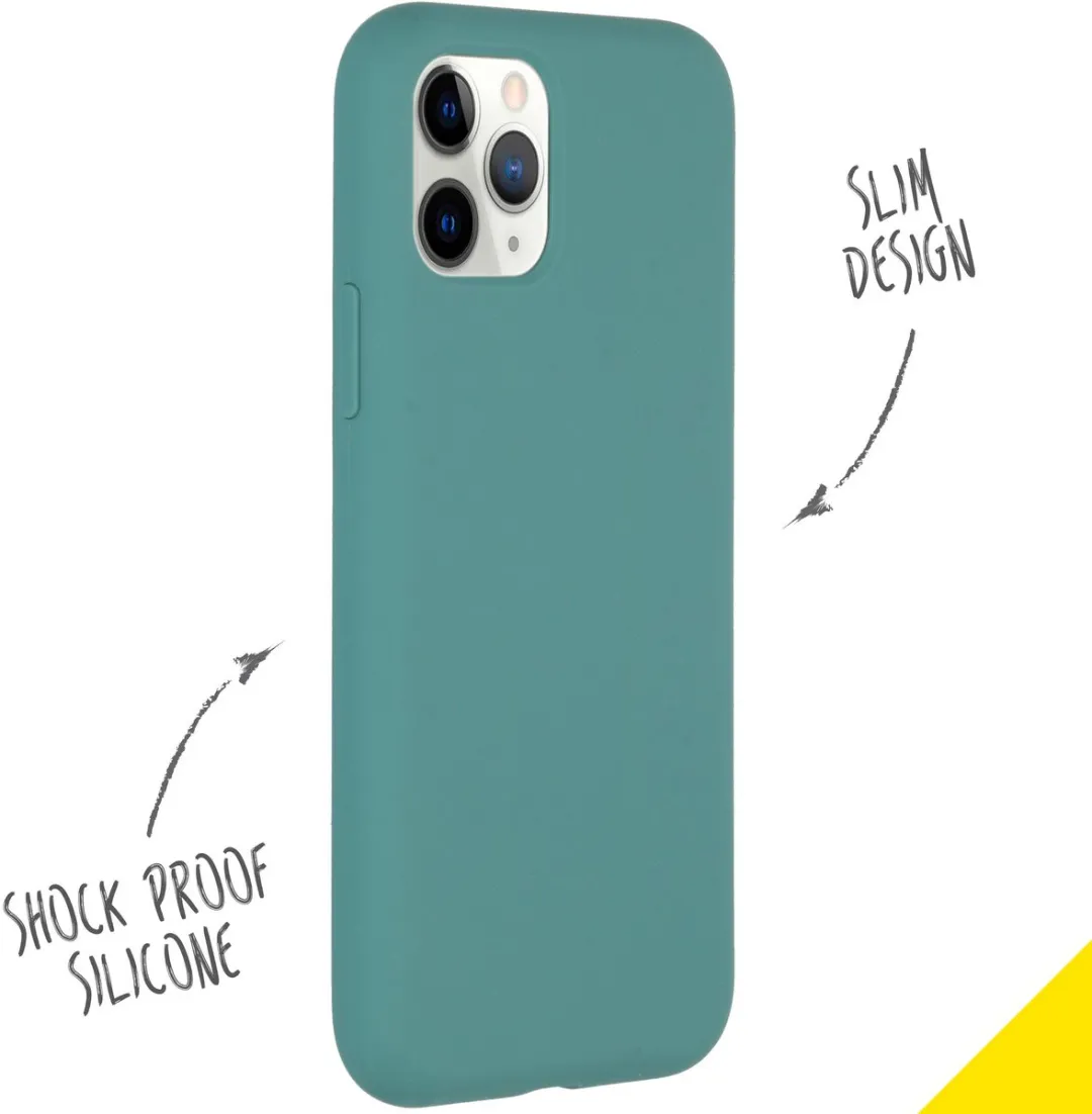 Accezz Hoesje iPhone 11 Pro Donkergroen
