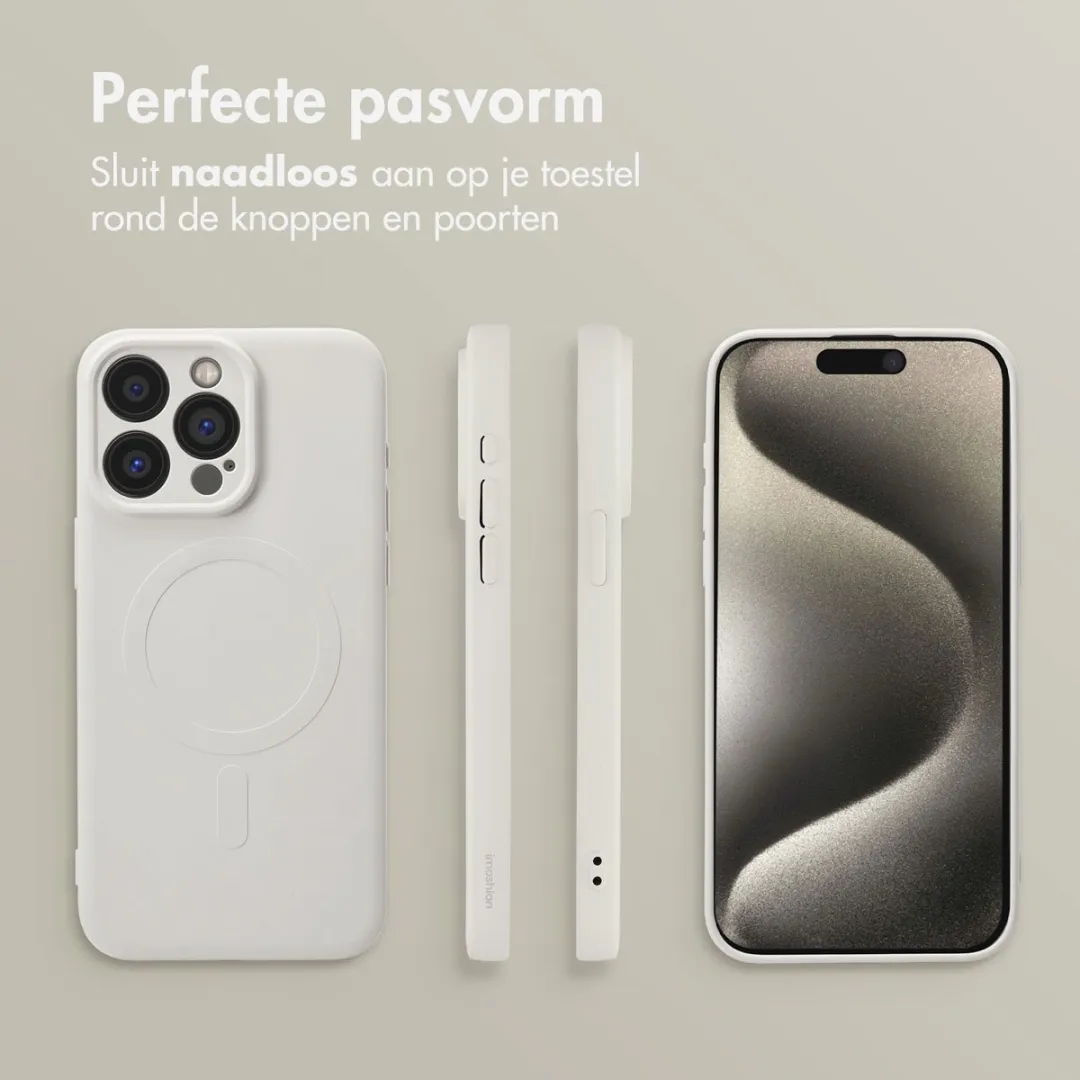 Imoshion Hoesje iPhone 15 Pro Max - Beige - MagSafe - afbeelding 6 van 6