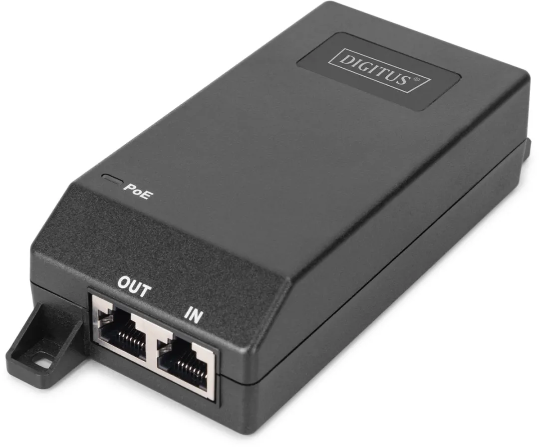 Digitus DN-95103-3 PoE Injector Gigabit Ethernet - Zwart
