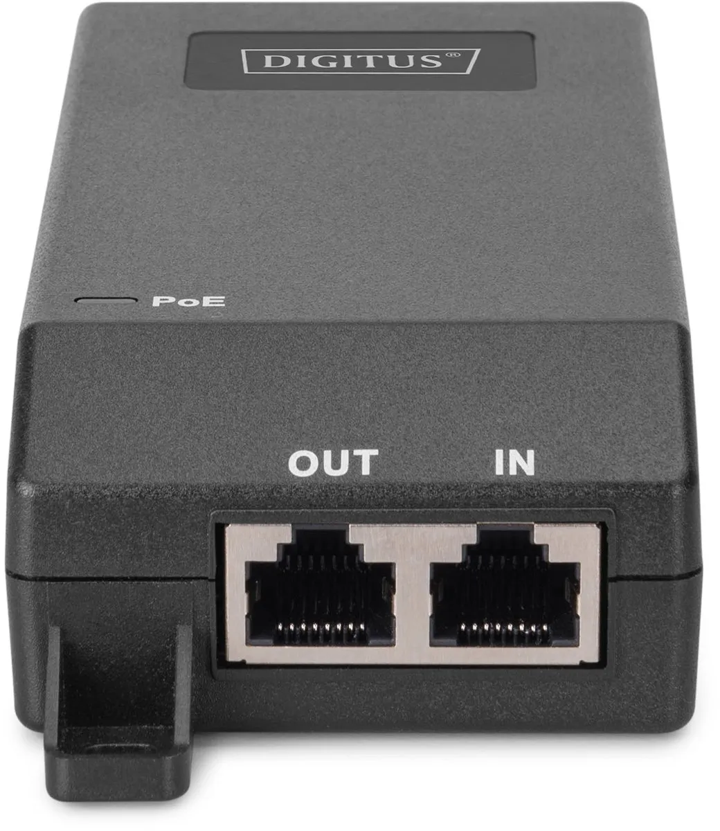 Digitus DN-95103-3 PoE Injector Gigabit Ethernet - Zwart