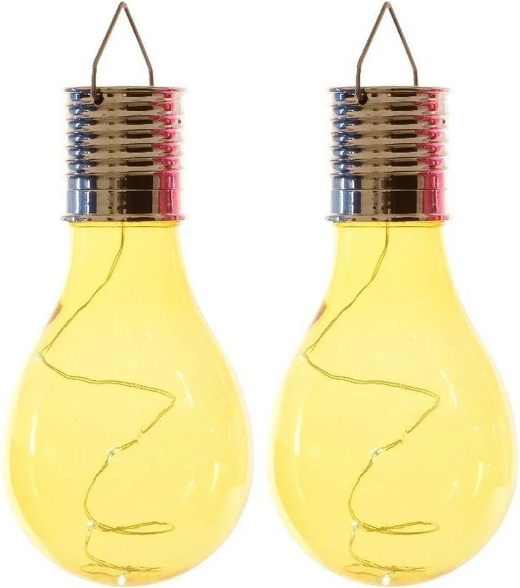 Lumineo Solar LED Lampbolletjes 2x