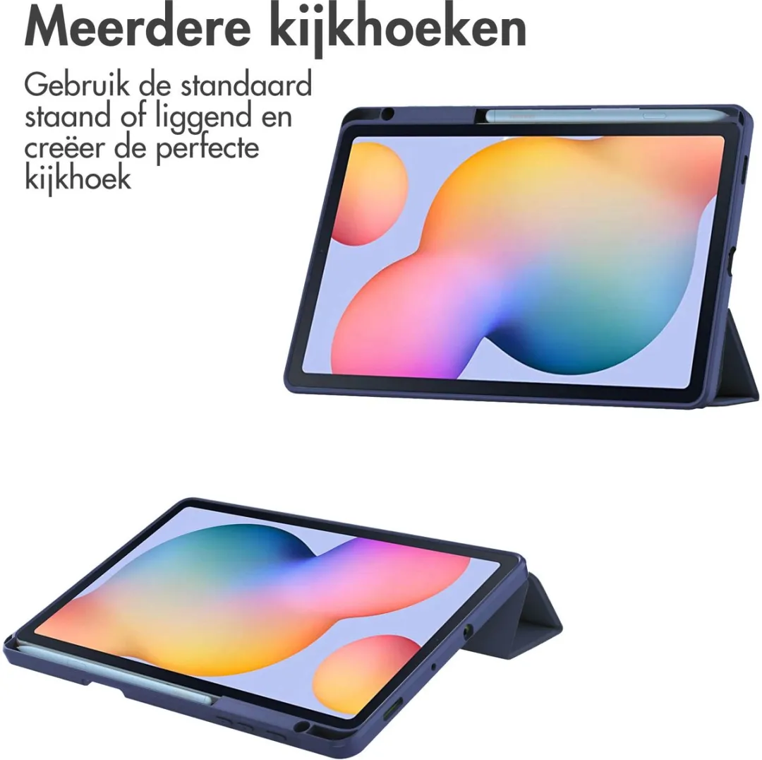 Imoshion SH00075228 Tablethoes - Samsung Galaxy Tab S6 Lite - 10.4" - Donkerblauw - afbeelding 2 van 6