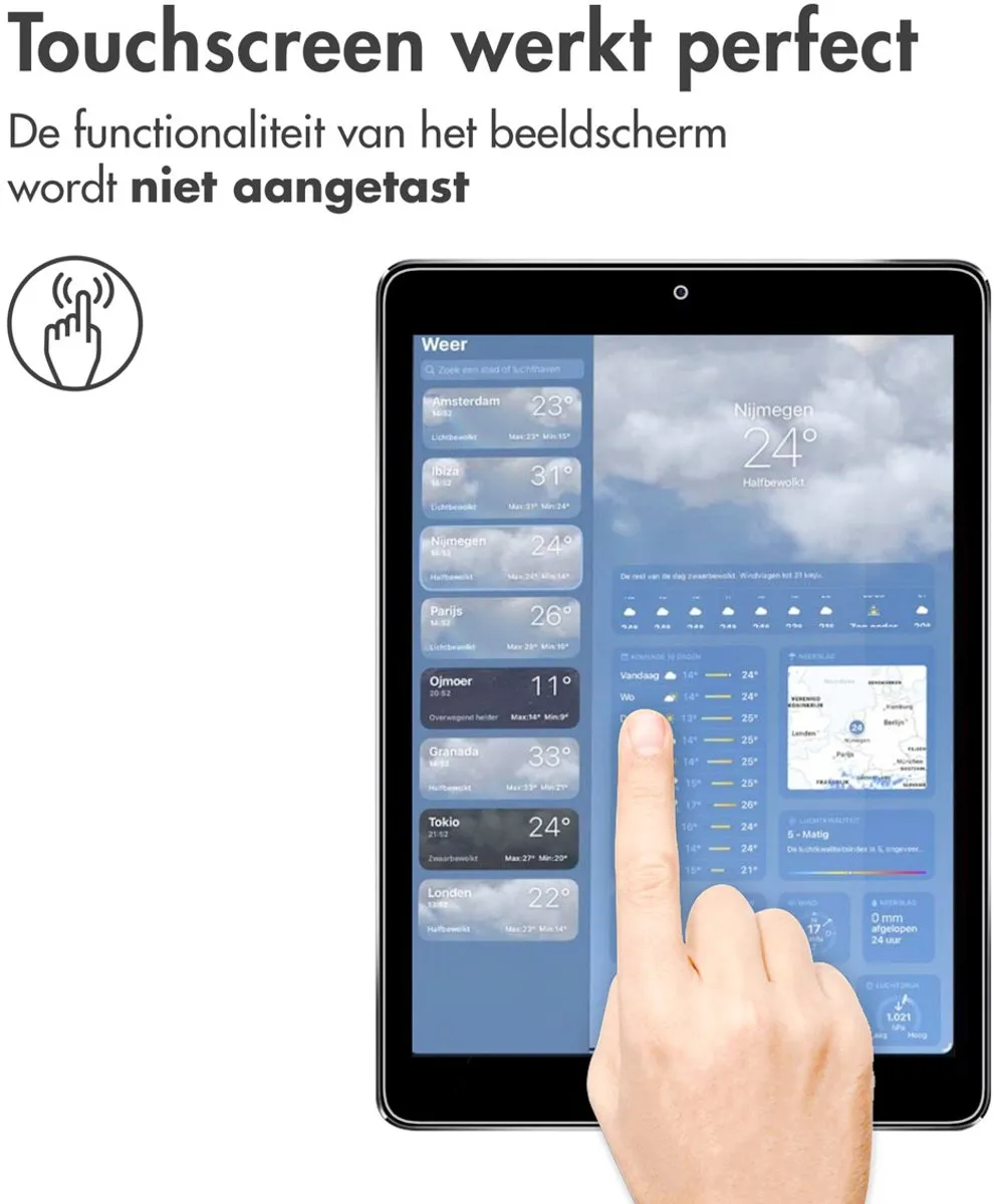 imoshion SH00065128 Tablet Screenprotector - iPad 5/9.7 2017 & Air 1/9.7 2013