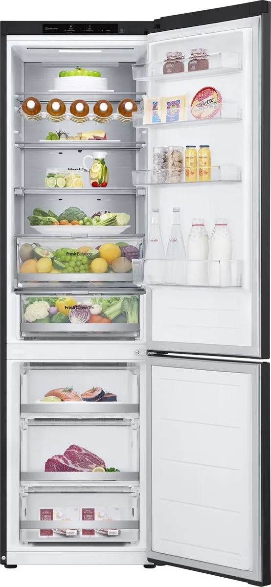 LG GBV7280AEV Vrijstaand Koelkast 387L - 2 Groentelades