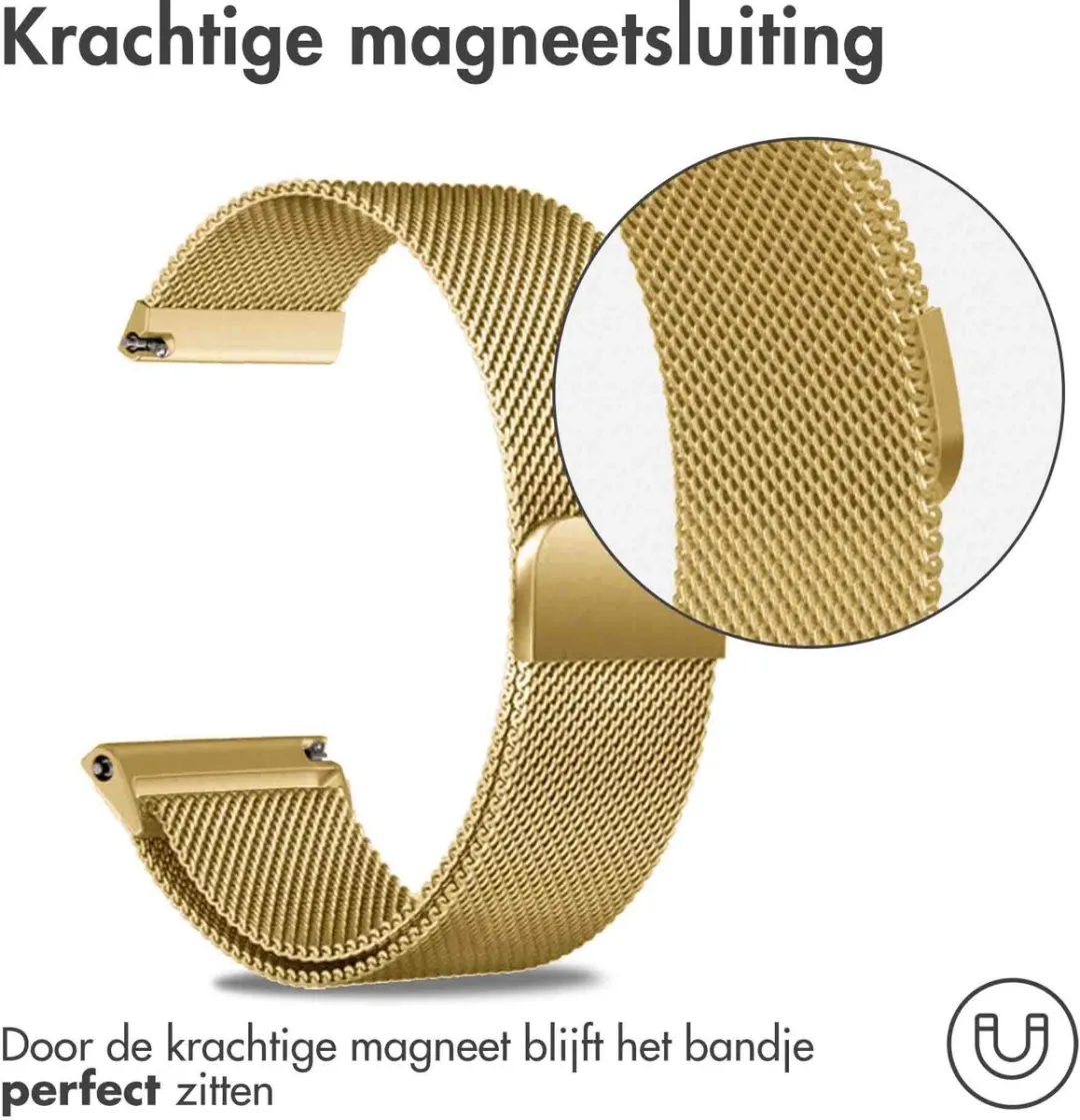 Imoshion Milanees Magnetisch Bandje 24mm - Goud