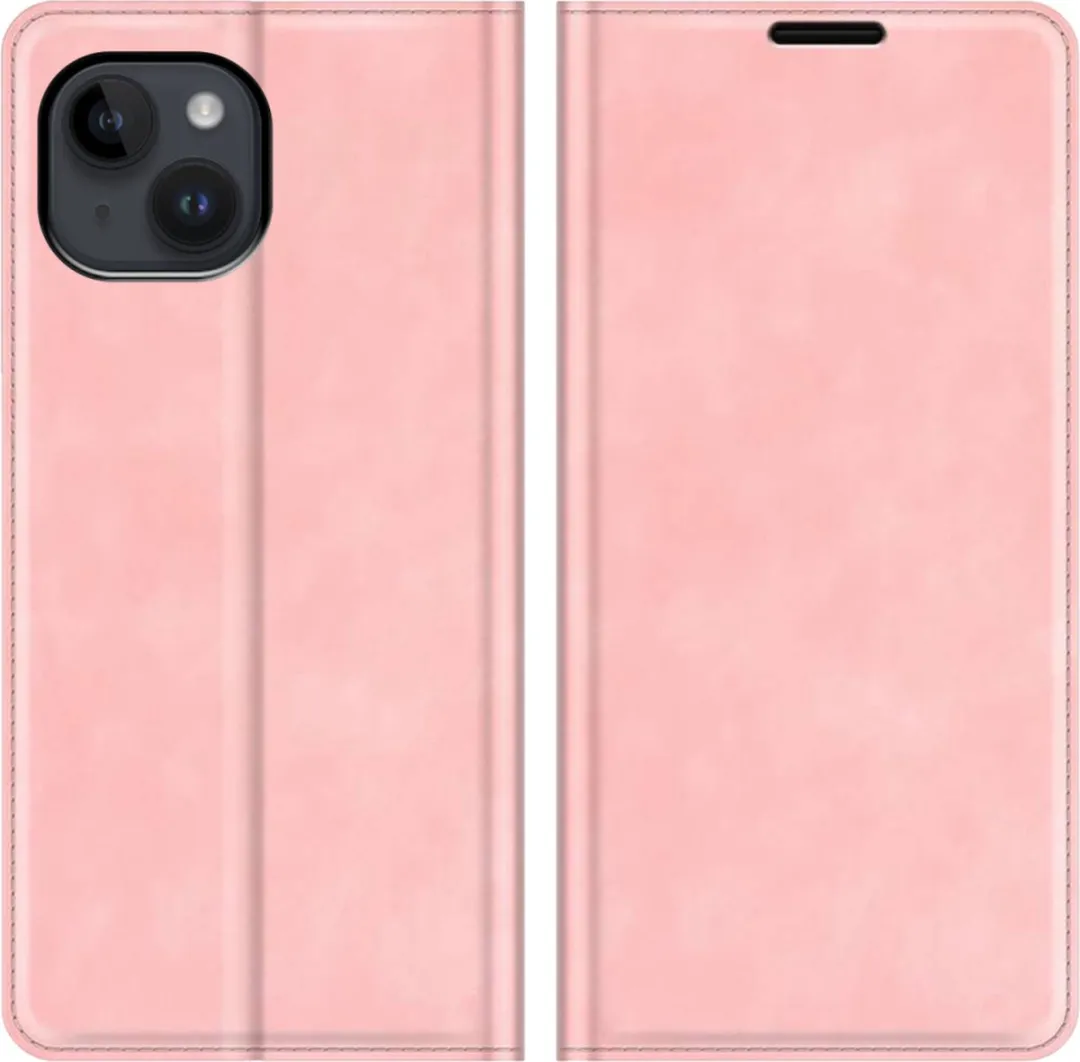 Just in Case Cazy iPhone 14 Plus Hoesje Roze - 4 Pasjes
