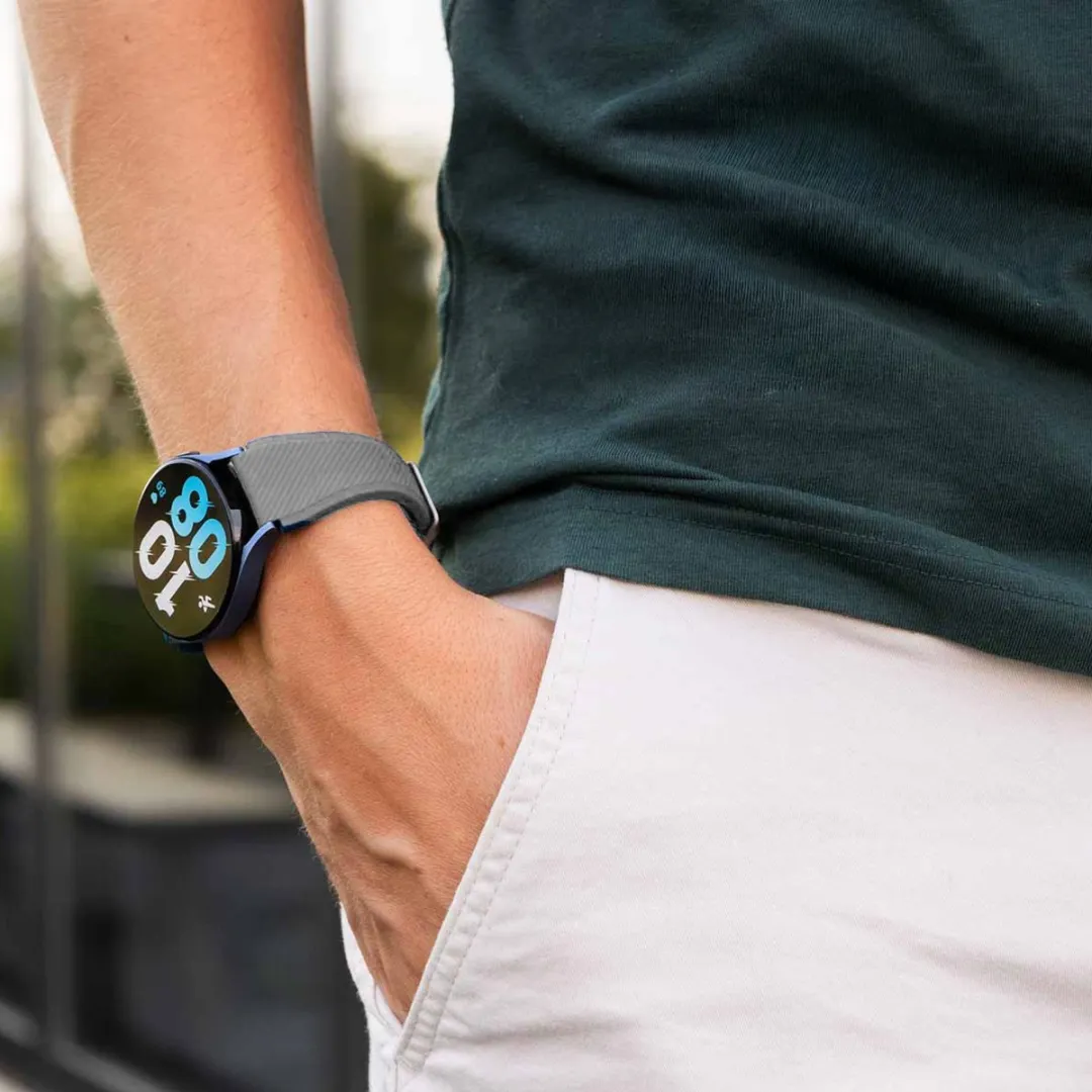 Imoshion Siliconen Bandje Samsung Galaxy Watch 8 - Grijs