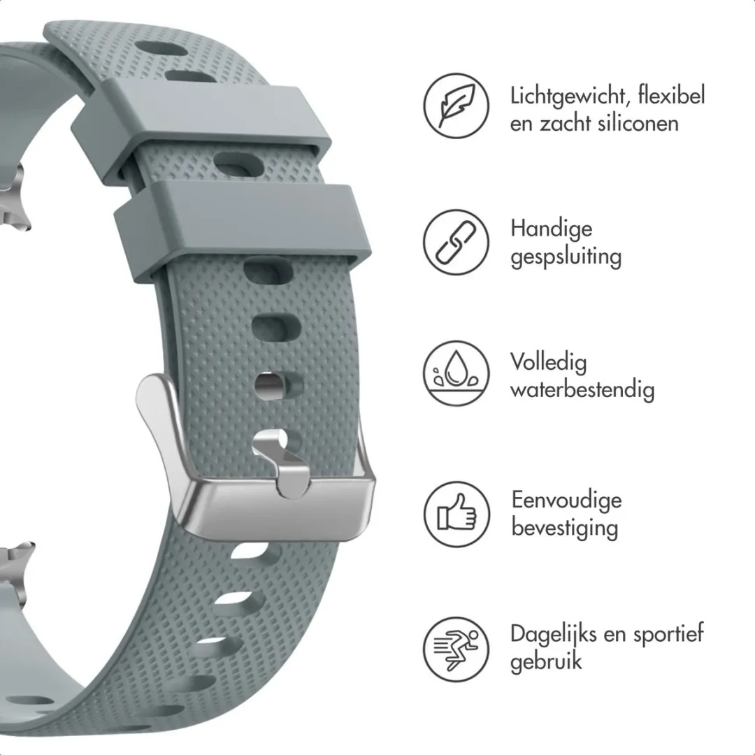 Imoshion Siliconen Bandje Samsung Galaxy Watch 8 - Grijs