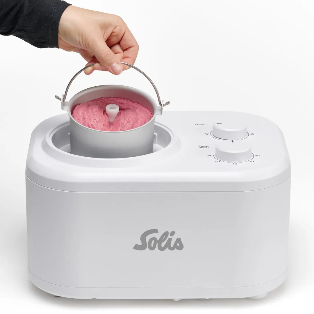 Solis Gelatissima IJsmachine 100W - 1 Liter - Wit