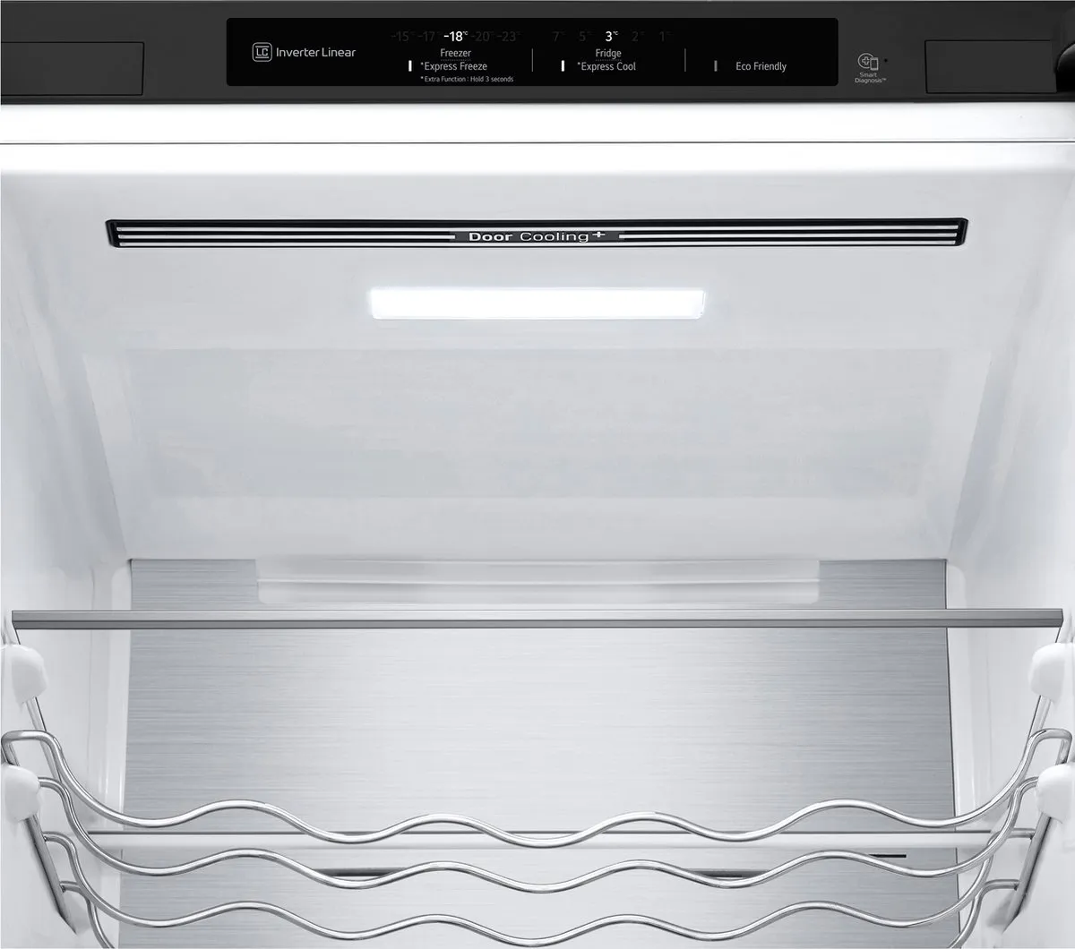 LG GBB72MCVBN Vrijstaand Koelkast - 384L - Zwart