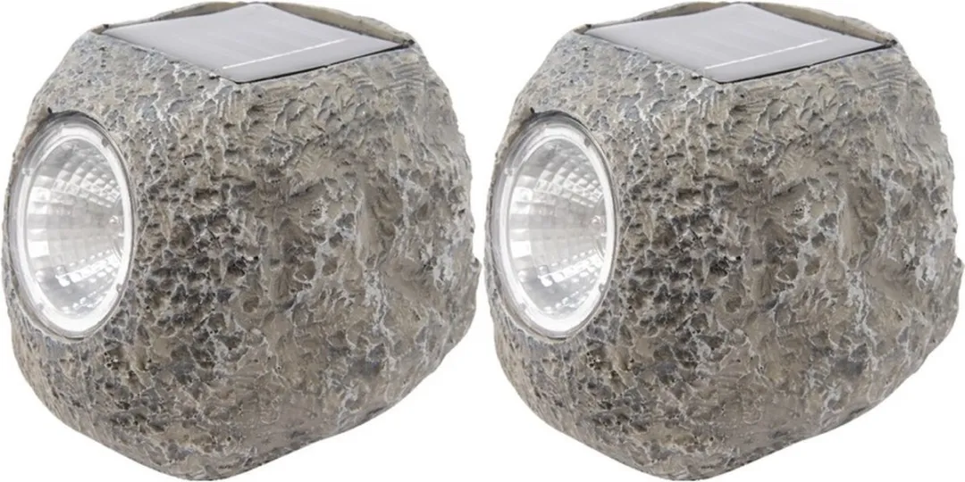 Lumineo Buiten Spot Solar LED 2x
