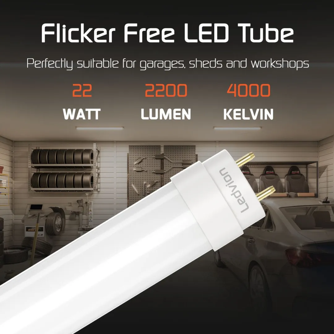 LEDVION 10X LED TL Buis 150cm 22W 4000K - 25 Stuks - afbeelding 5 van 6