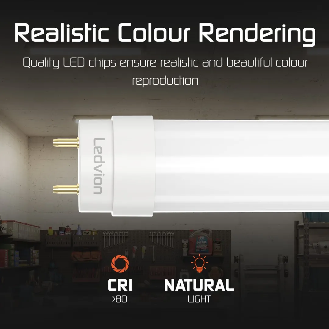 LEDVION 10X LED TL Buis 150cm 22W 4000K - 25 Stuks - afbeelding 6 van 6