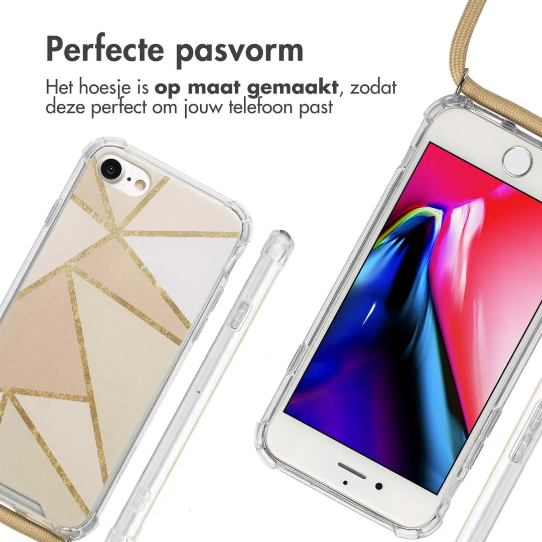 Imoshion iPhone Hoesje Beige Graphic - MagSafe compatibel