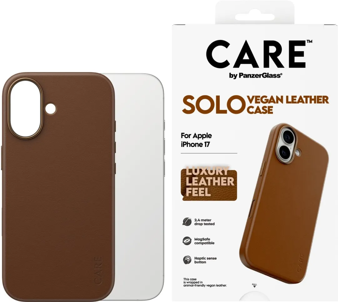 PanzerGlass CARE Solo Case iPhone 17 - Bruin - afbeelding 3 van 5
