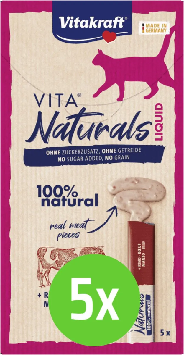 Vitakraft Vita Naturals Liquid Snack Rund
